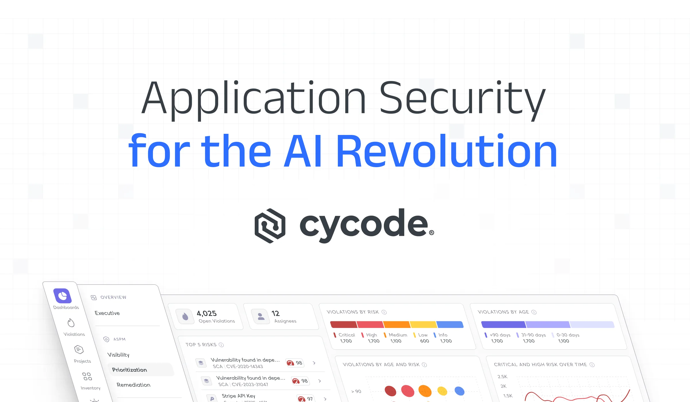 Cycode platform overview with native scanning and third-party integrations