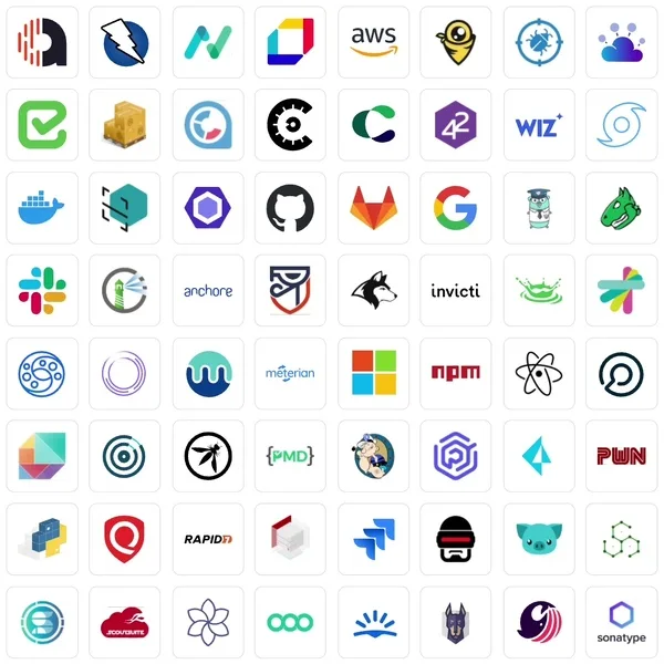DefectDojo integrations overview showing 200+ connected security tools