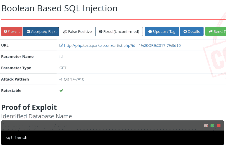 Security Issues Detection