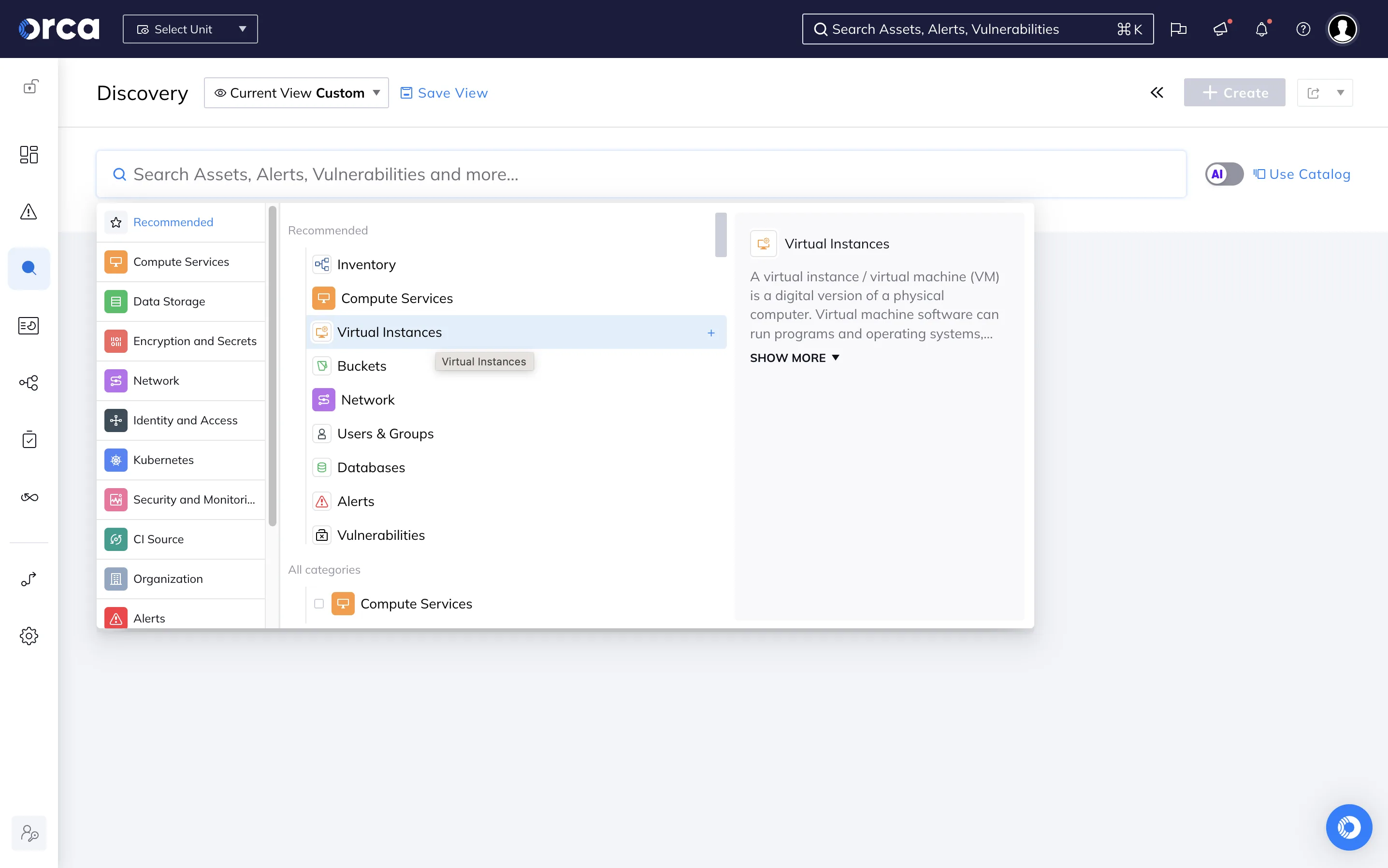 Orca Security unified data model showing correlated risks across cloud infrastructure layers