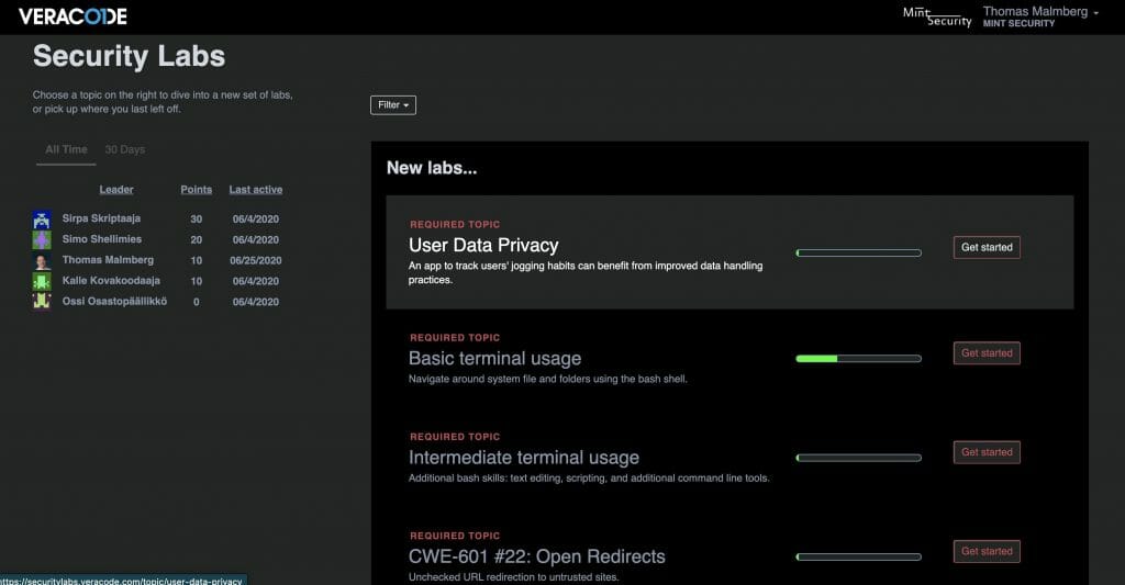 Veracode Security Labs
